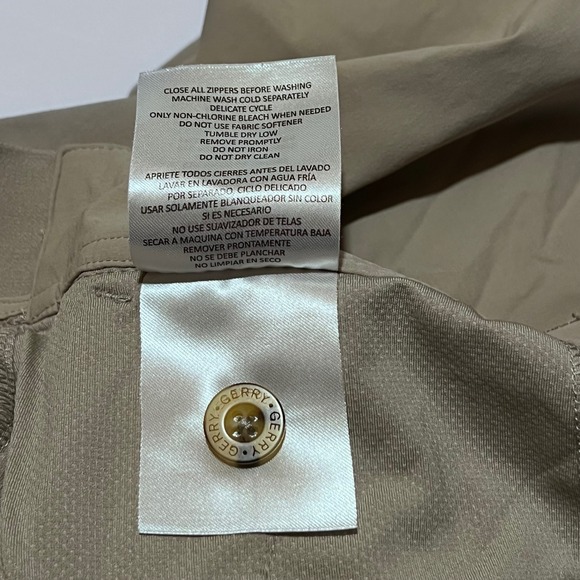 Gerry Revive XXL Khaki Stretch Pants Cropped Active‎ Lightweight - Picture 9 of 10